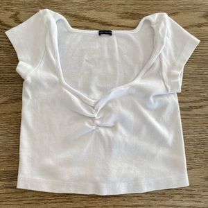 Brandy Melville white crop top